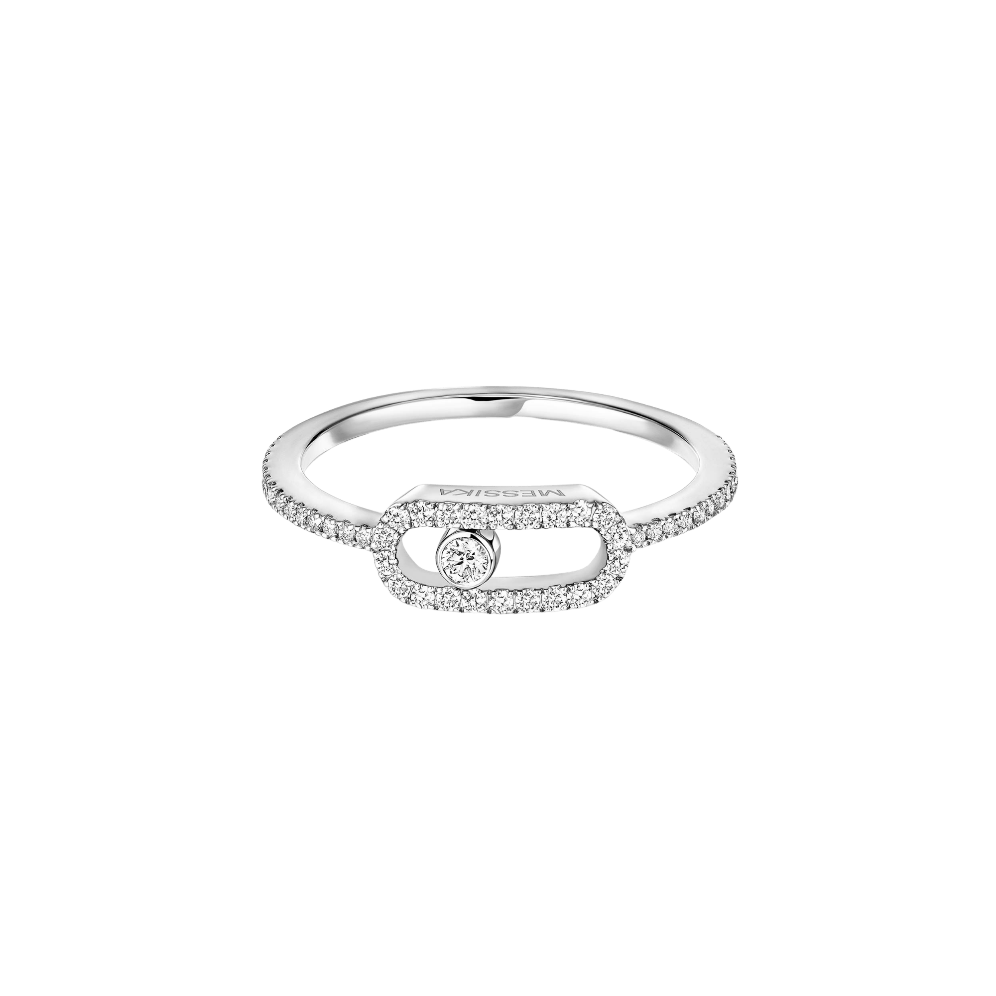 Messika Move Uno ring witgoud met diamant - 5630-WG - #3 Messika Move Uno ring witgoud met diamant - 5630-WG - #3
