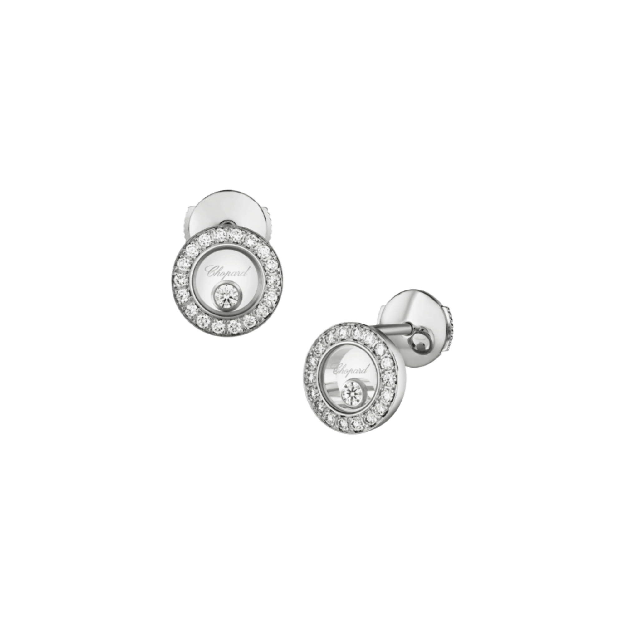 Happy Diamonds Icons Round Oorsieraad - Chopard - 83A017-1201