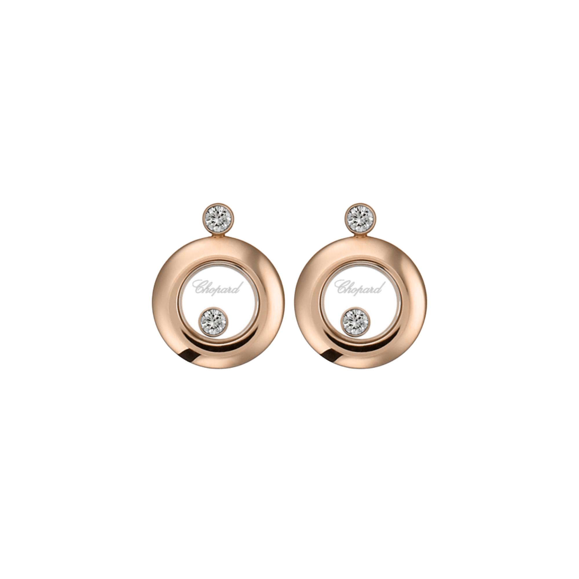 Happy Diamonds Icons Round Oorsieraad - Chopard - 833957-5201