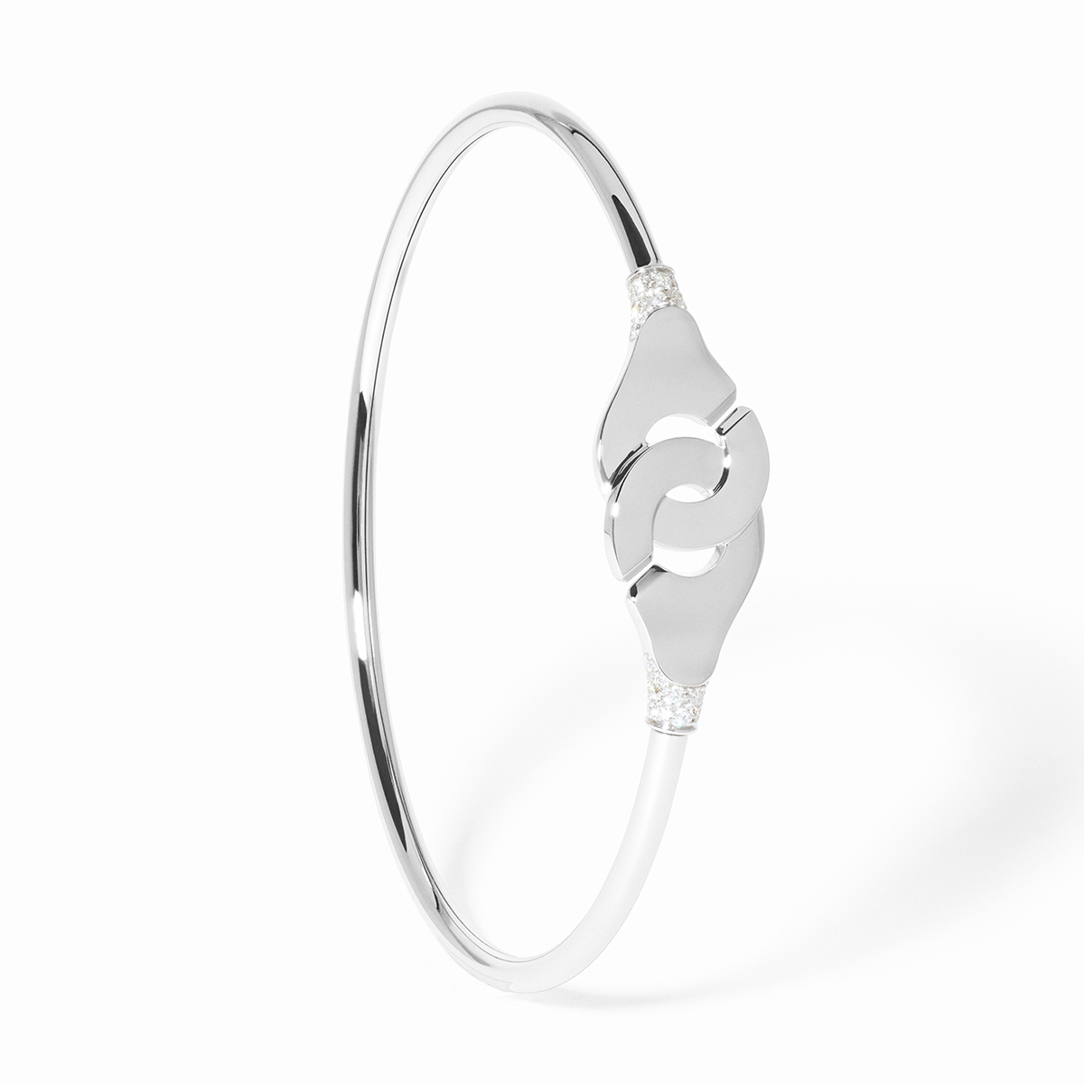dinh van Menottes Dinh Van armband witgoud met diamant - 368412 - #2