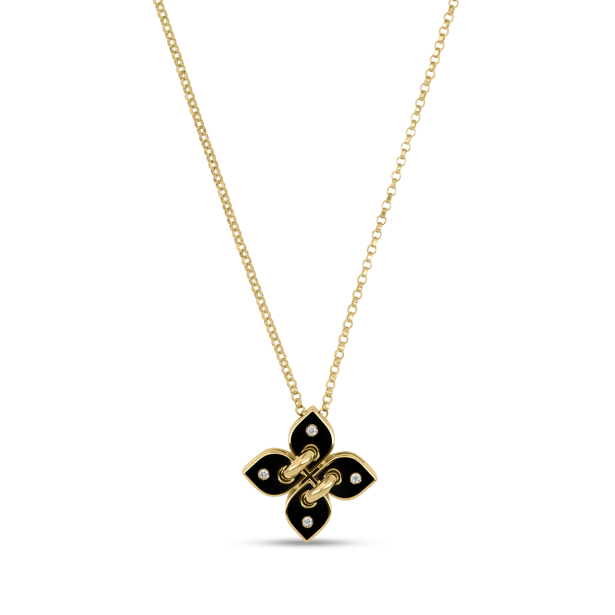 Roberto Coin Love In Verona collier geelgoud met diamant - ADR888CL2661 - #1