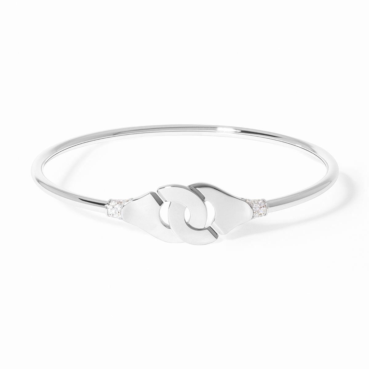dinh van Menottes Dinh Van armband witgoud met diamant - 368412 - #1