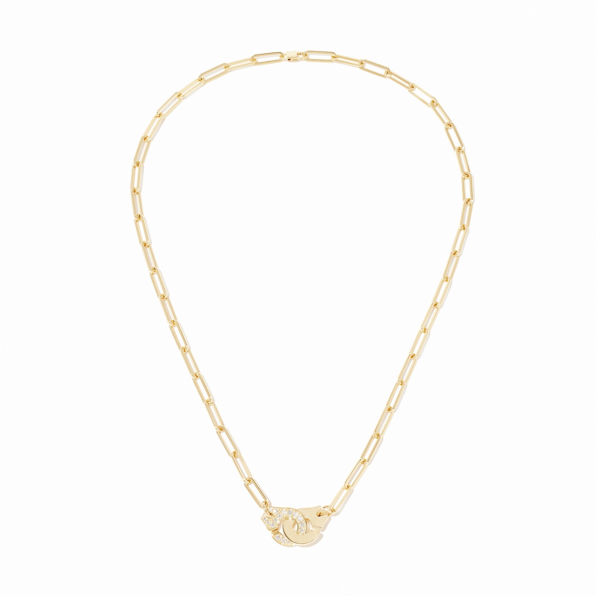 dinh van Menottes Dinh Van collier geelgoud met diamant - 652211 - #2