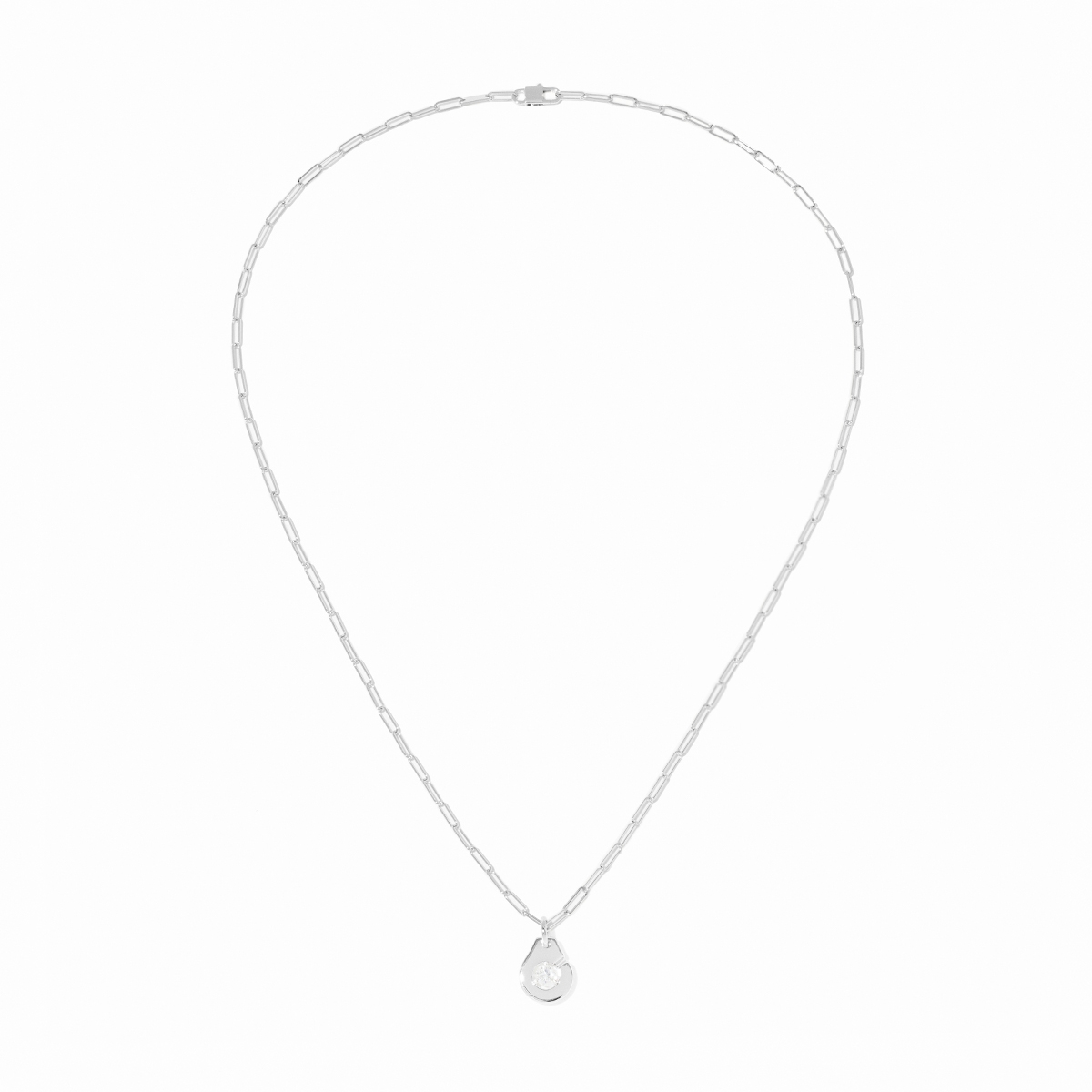 dinh van Menottes Dinh Van collier witgoud met diamant - 667512 - #2
