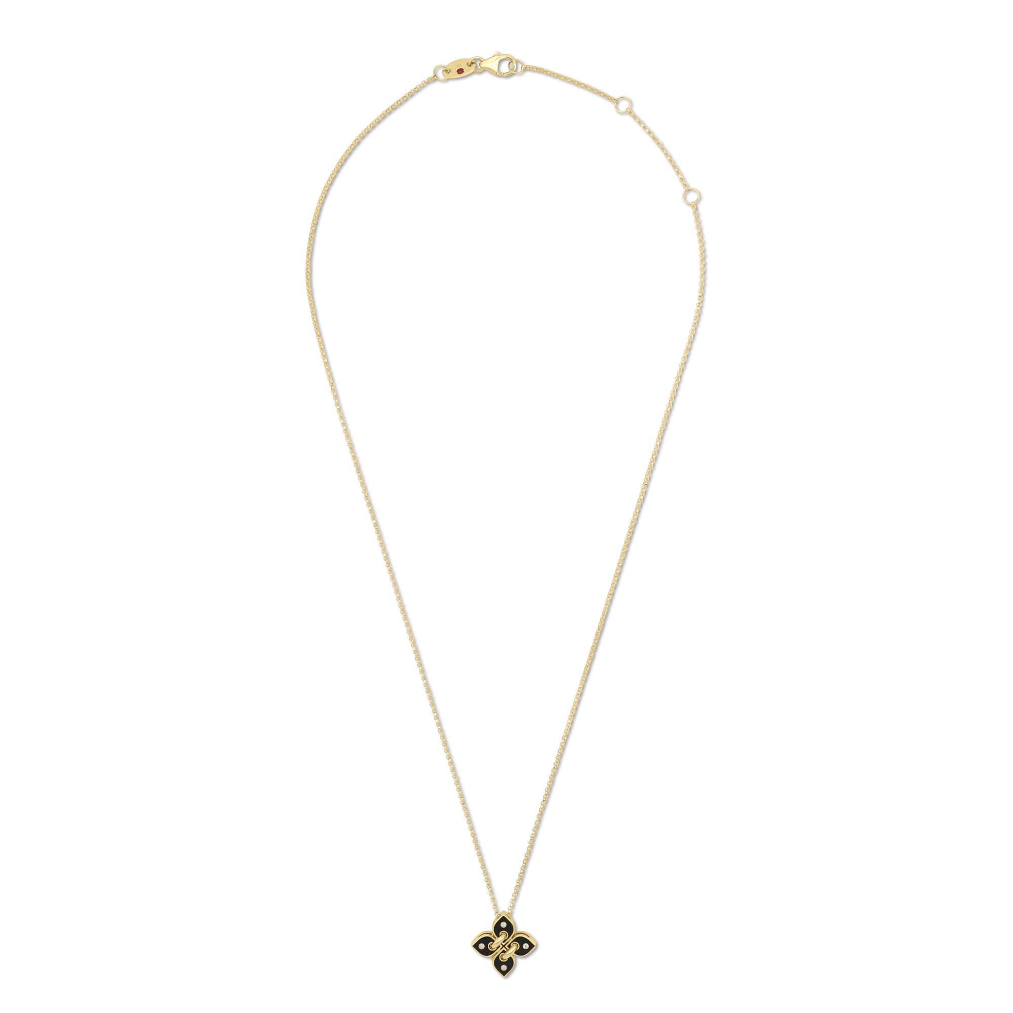 Roberto Coin Love In Verona collier geelgoud met diamant - ADR888CL2661 - #2
