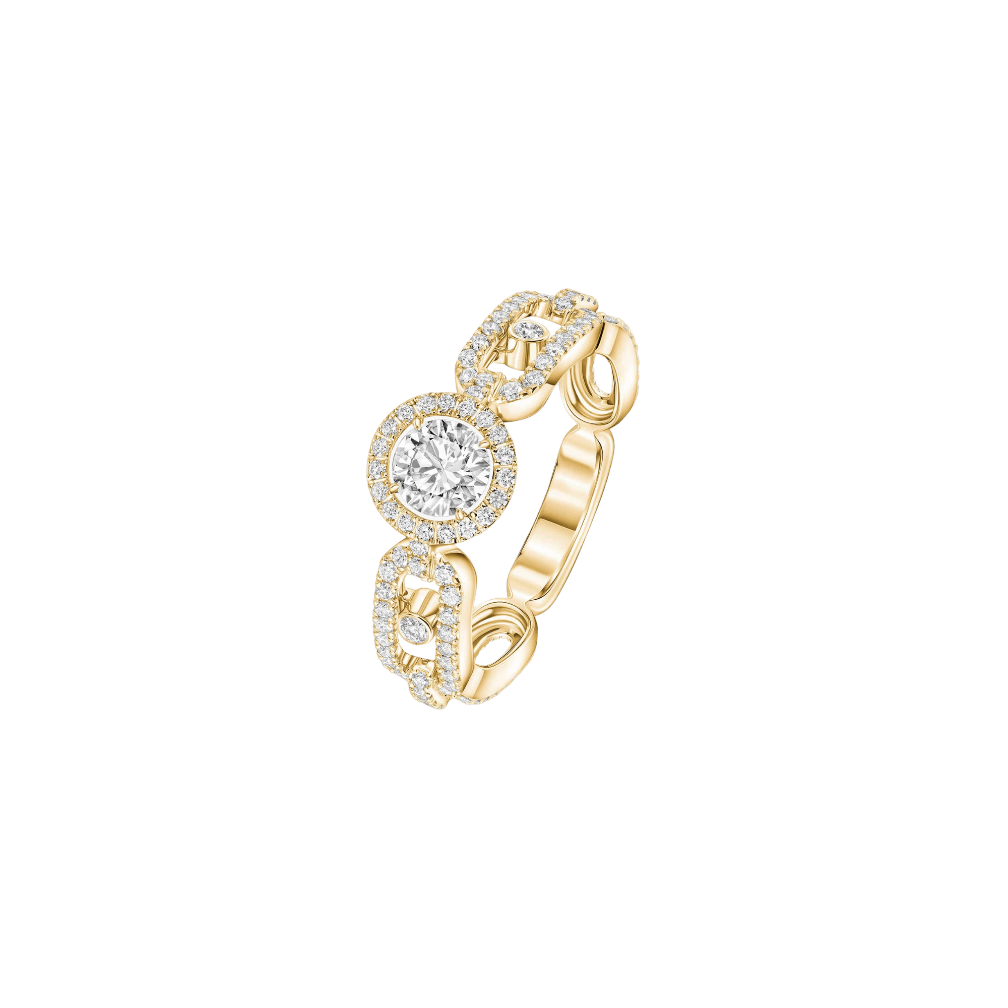 Move Link Solitaire Ring - Messika - 13747-YG GIA