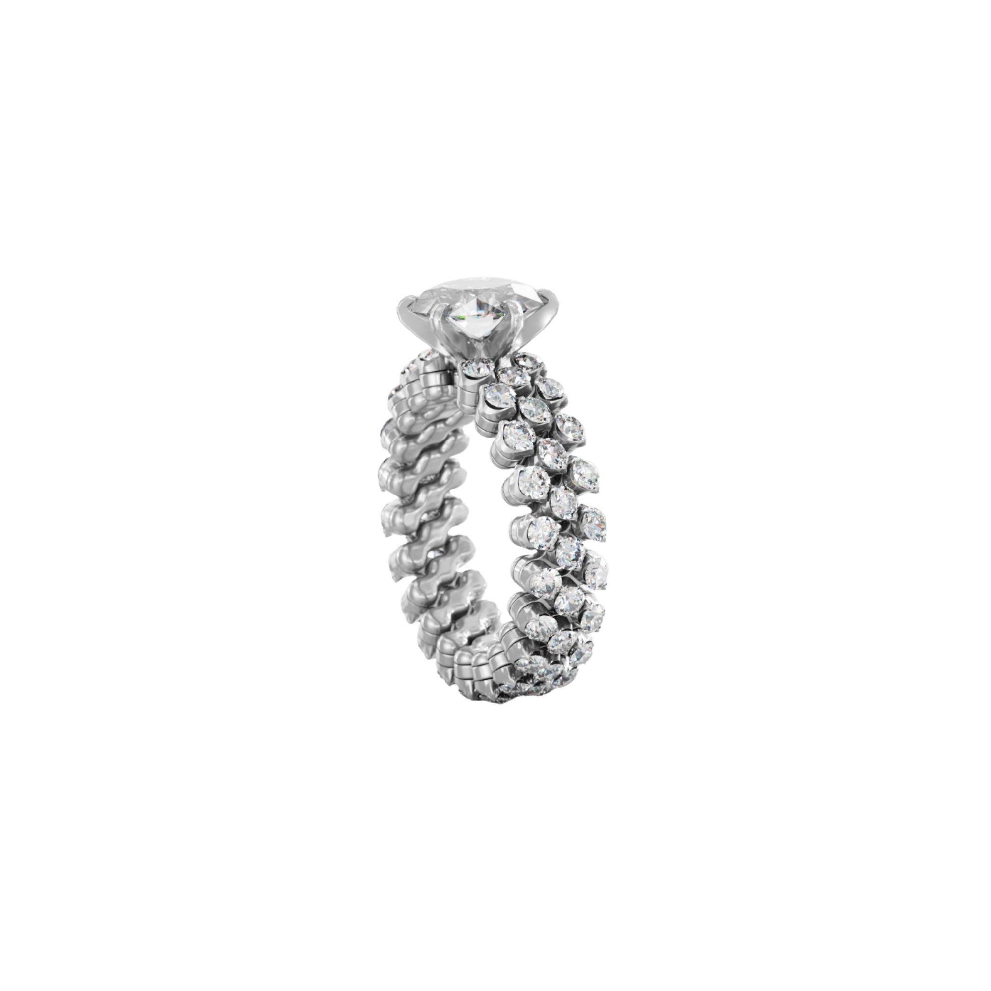 Unico Flexibele ring - Serafino Consoli - RMSSLWD1503F2WGWD GIA
