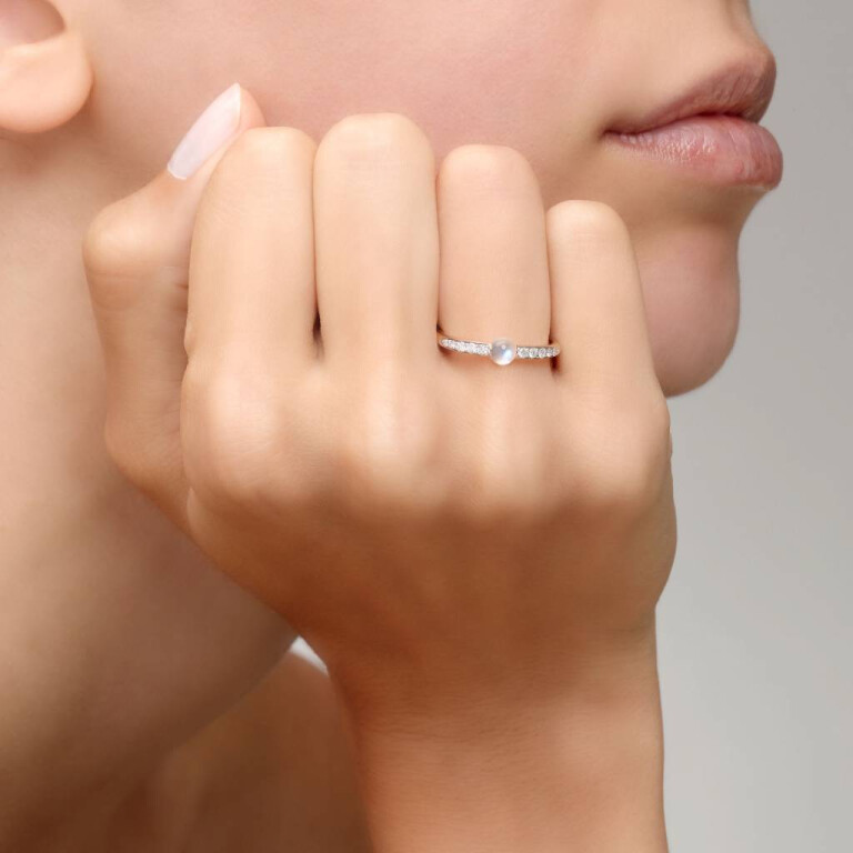 Pomellato M'ama Non M'ama Joie ring roodgoud met diamant - PAB7031 O7000 DB0AD - #4