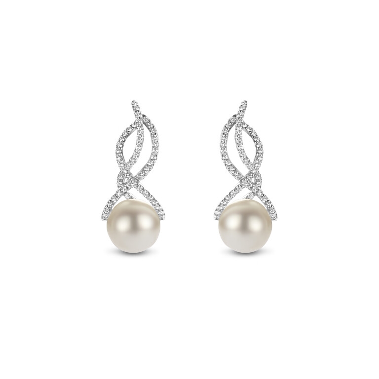 Pearls oorknoppen - Schaap en Citroen 