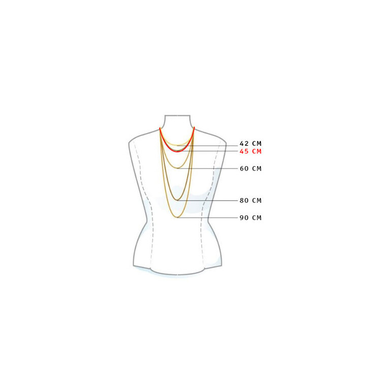 witgoud collier met hanger met diamant SC Highlights Diamonds - #3