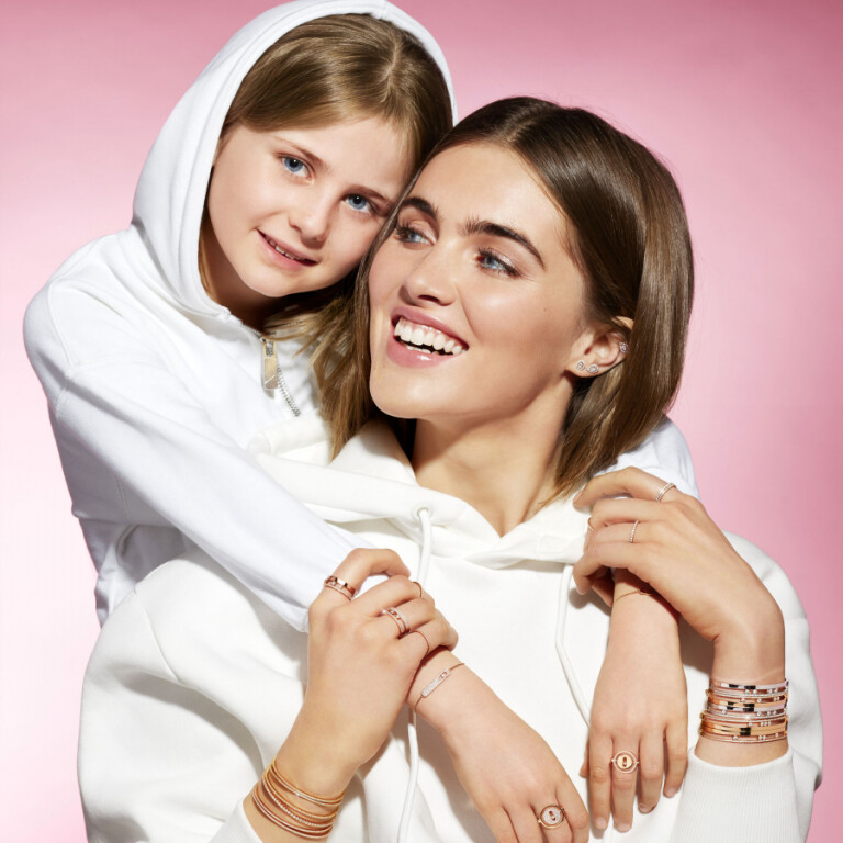 Messika My twin oorknoppen witgoud met diamant - 7004-WG - #4