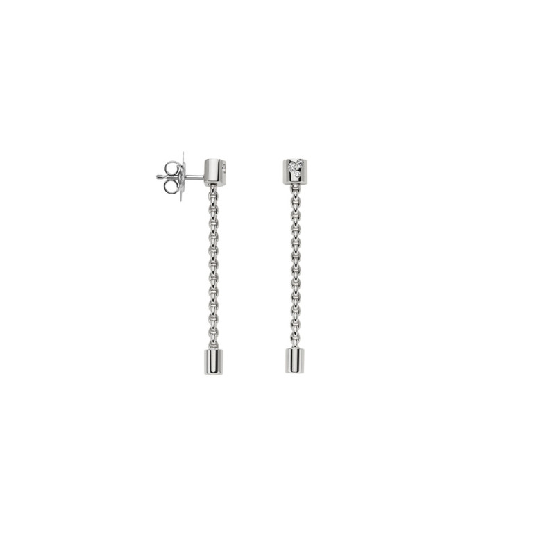 Fope Aria oorknoppen witgoud met diamant - 89003OX_BB_B_XBX_000 - #1