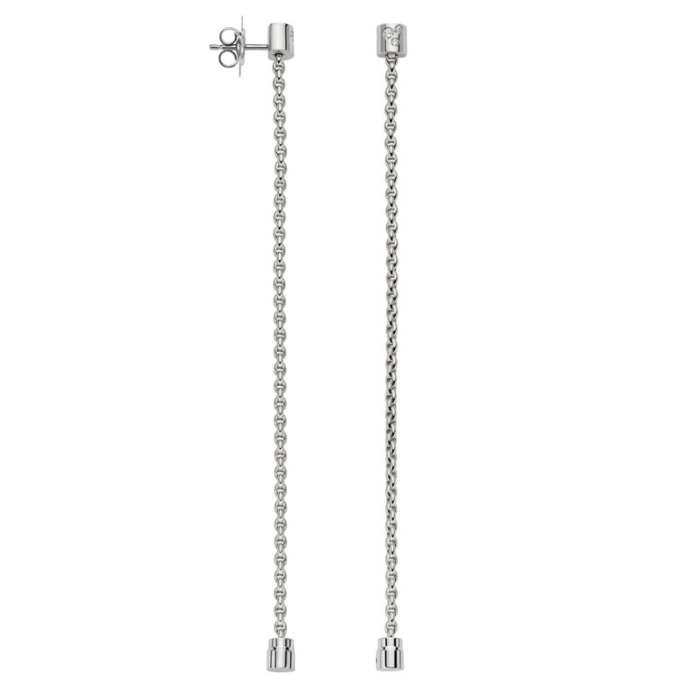 Fope Aria oorhangers witgoud met diamant - 89203OX_BB_B_XBX_000 - #2
