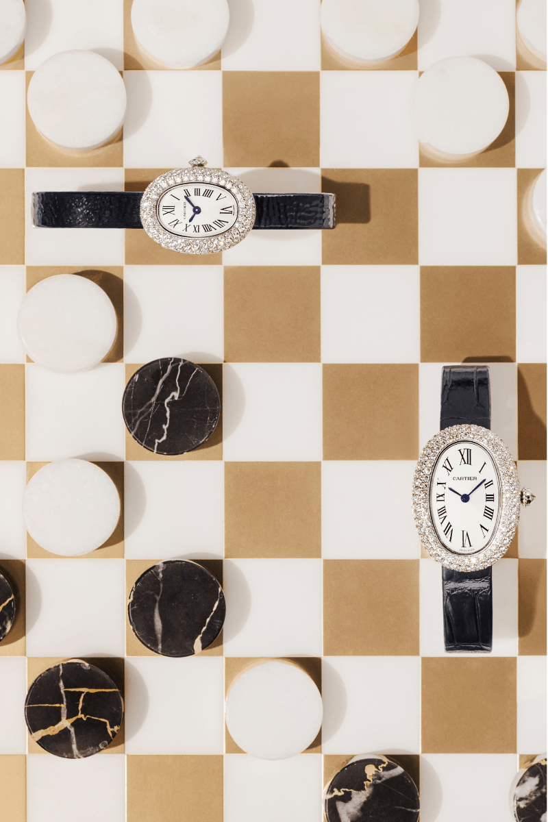Cartier Baignoire Horloges Schaap en Citroen Juweliers