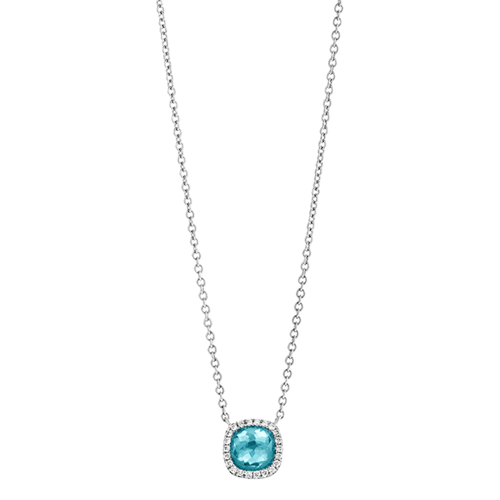 Tirisi Jewelry Milano Sweeties collier witgoud met diamant - TP9152APW - #4