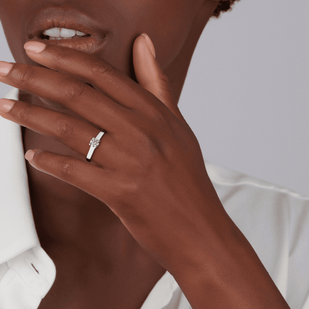 Schaap en Citroen Diamonds ring witgoud met diamant - #4