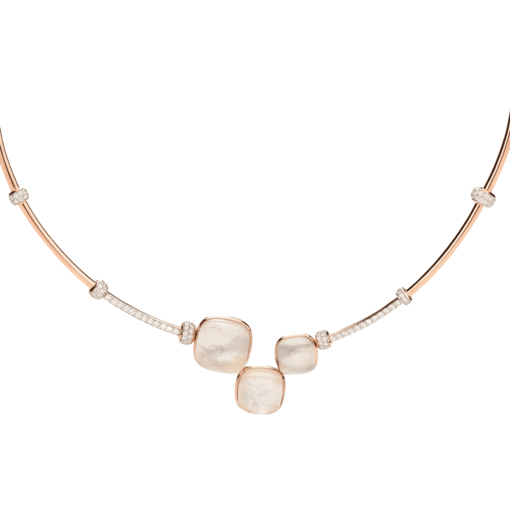 Pomellato Nudo collier roodgoud met diamant - PCC2040 O7WHR BTBMP - #2