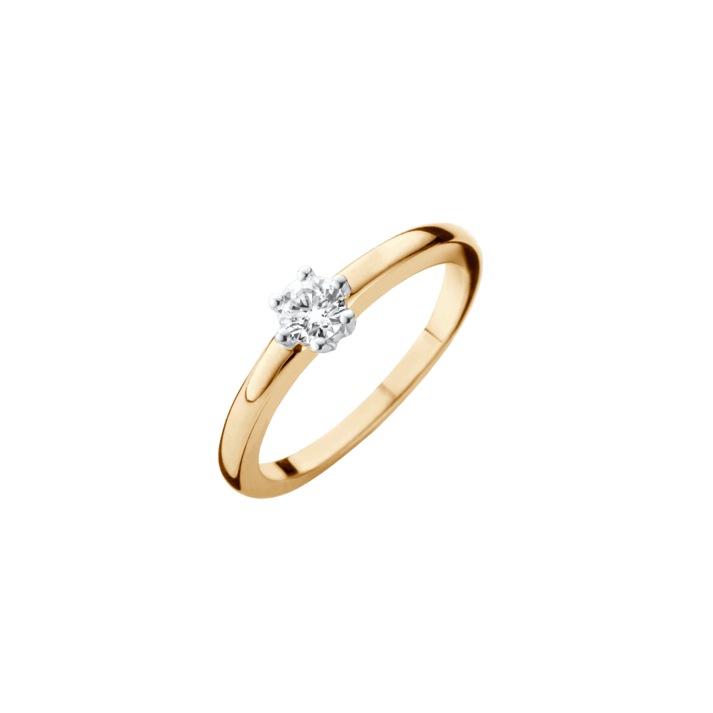 Schaap en Citroen Diamonds ring geelgoud met diamant - #2