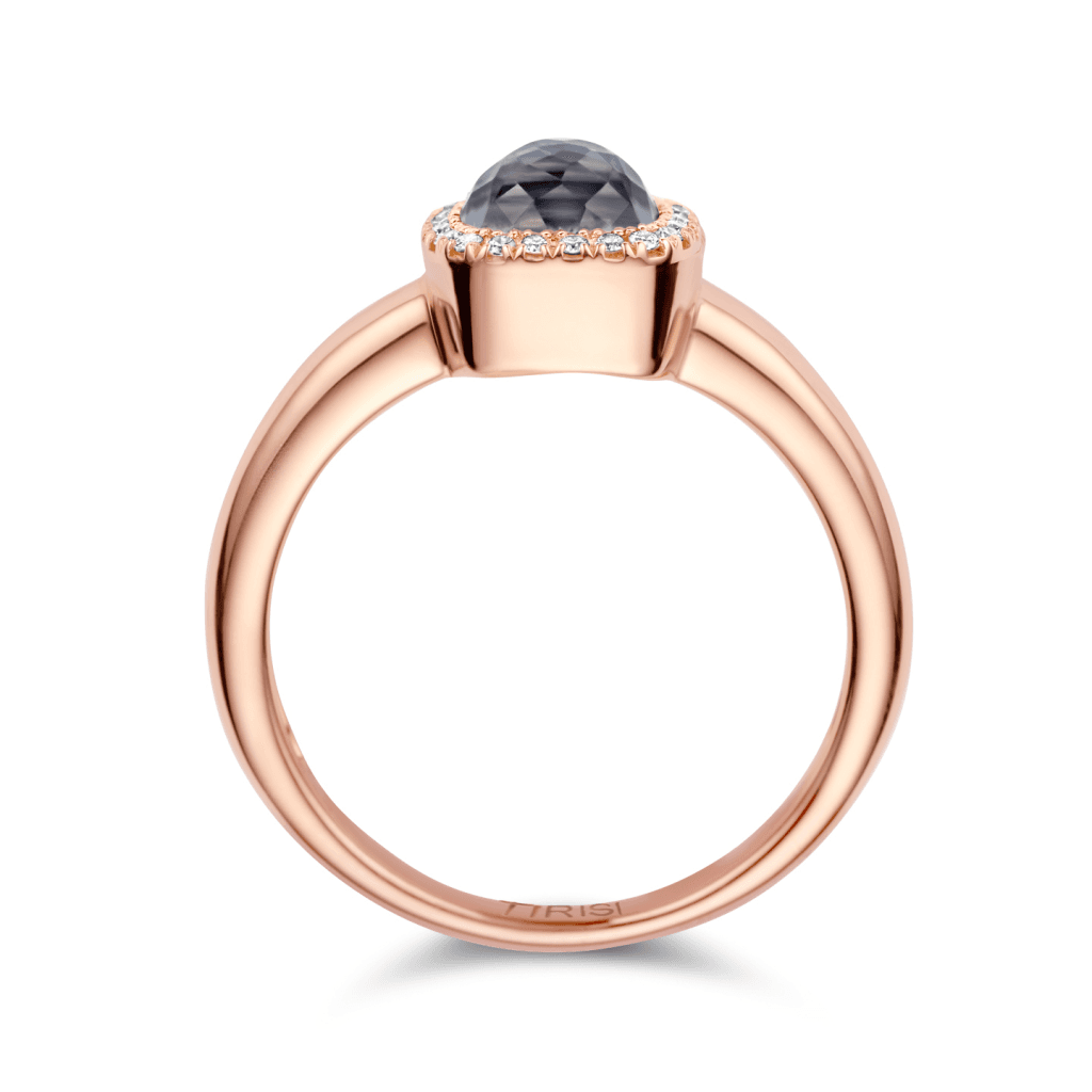 Tirisi Jewelry Milano Sweeties ring roodgoud met diamant - TR9624HMP - #2