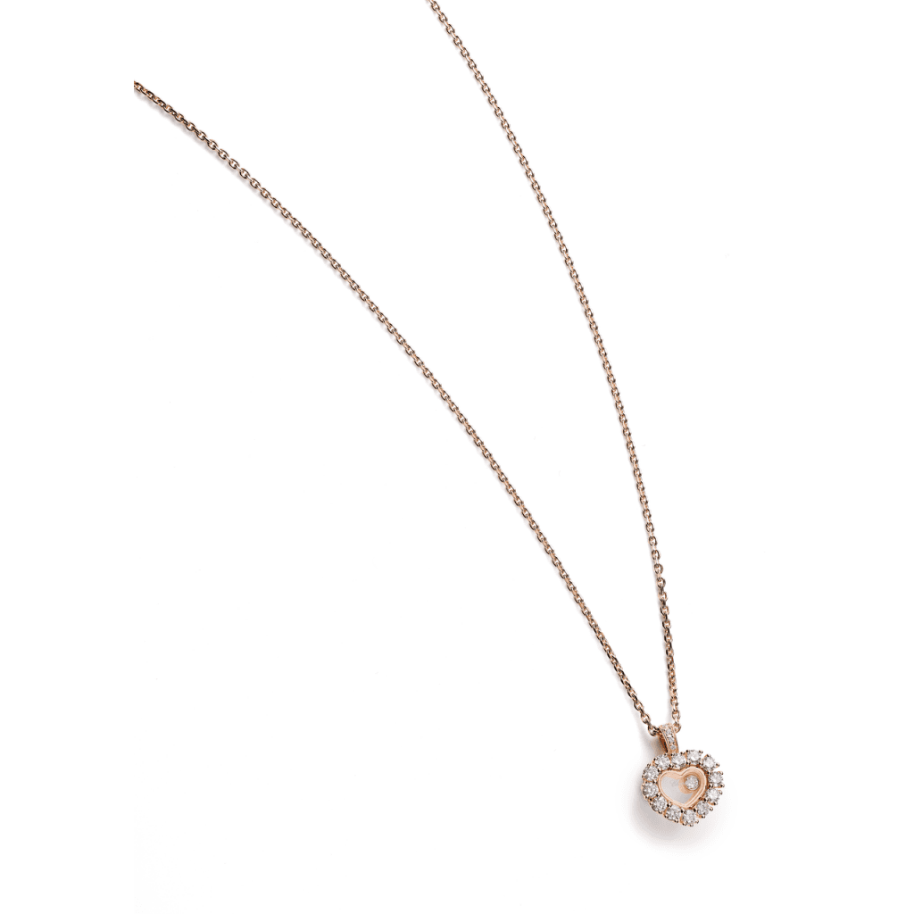 Chopard Happy Diamonds collier roodgoud met diamant - 79A616-5001 - #5