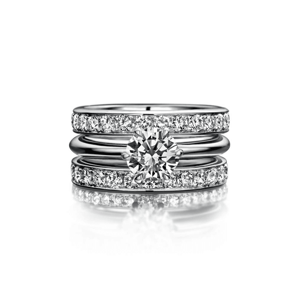Schaap en Citroen Diamonds SC 125 Collection ring platina met diamant - #5