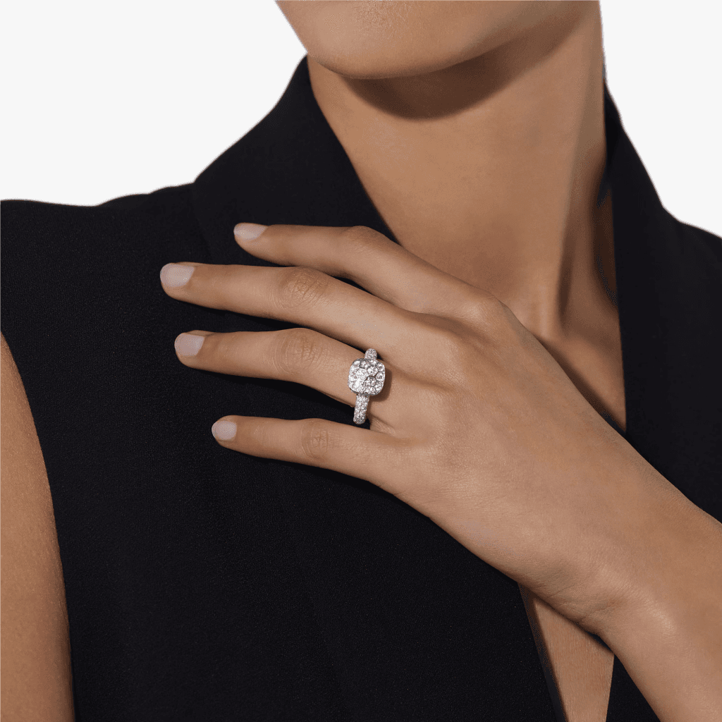 Pomellato Nudo Solitaire ring roodgoud met diamant - PAC2028 O6WHR DB000 - #4