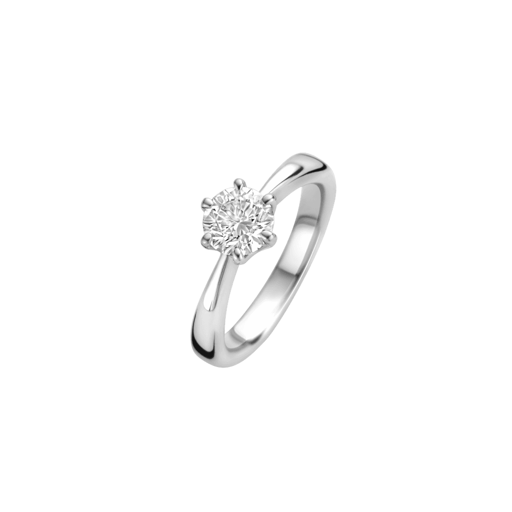 Schaap en Citroen Diamonds ring witgoud met diamant - #1