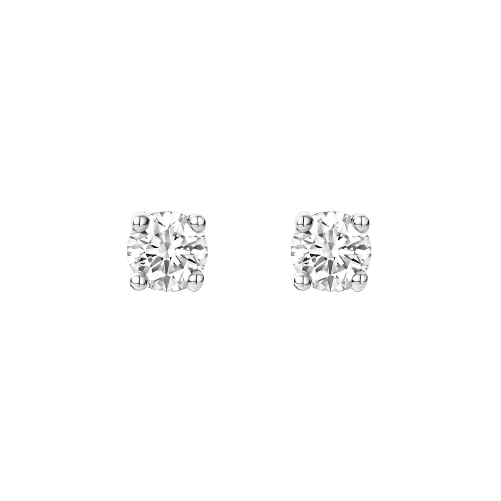Schaap en Citroen Diamonds oorsieraad witgoud met diamant - #1