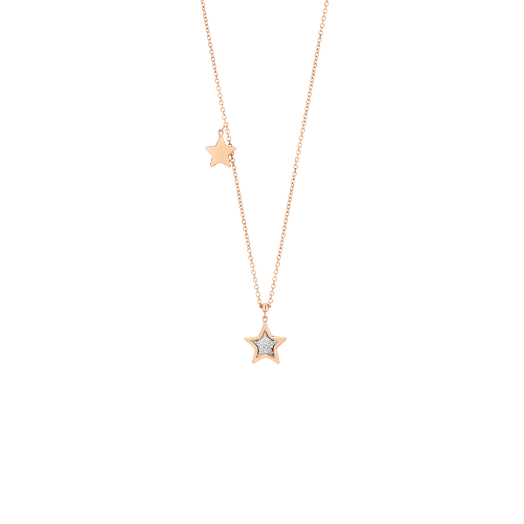 Schaap en Citroen Diamonds collier roodgoud met diamant - #1
