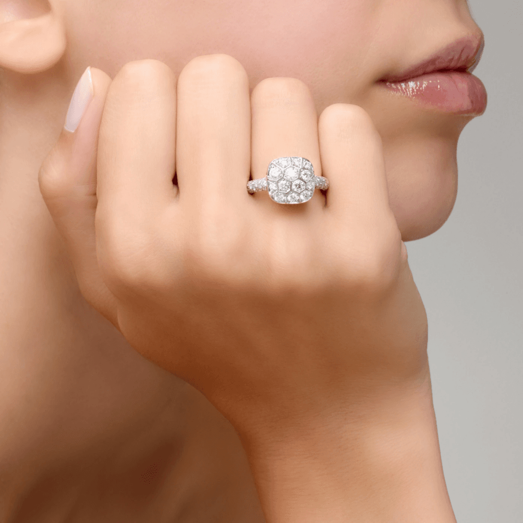 Pomellato Nudo Solitaire ring roodgoud met diamant - PAB7041 O6000 DB000 - #5