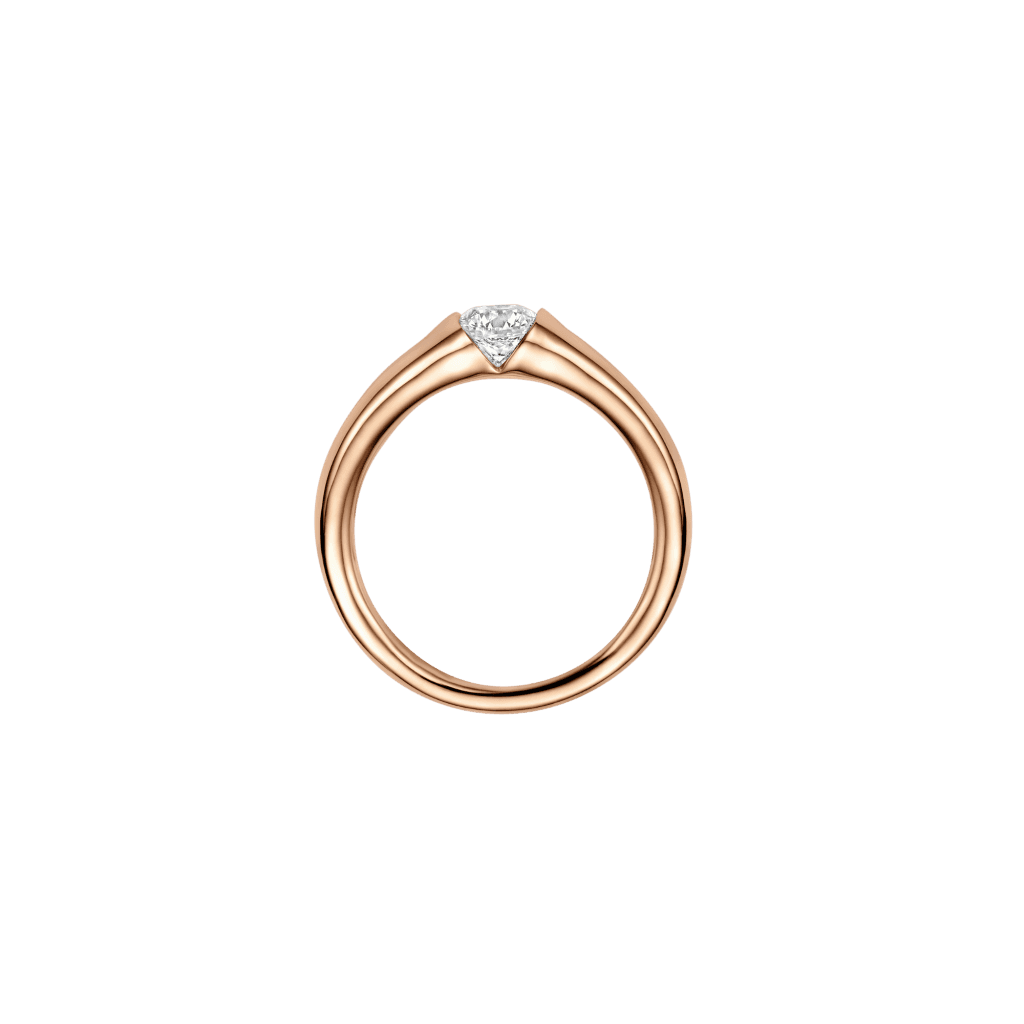 Schaap en Citroen Diamonds ring roodgoud met diamant - #3