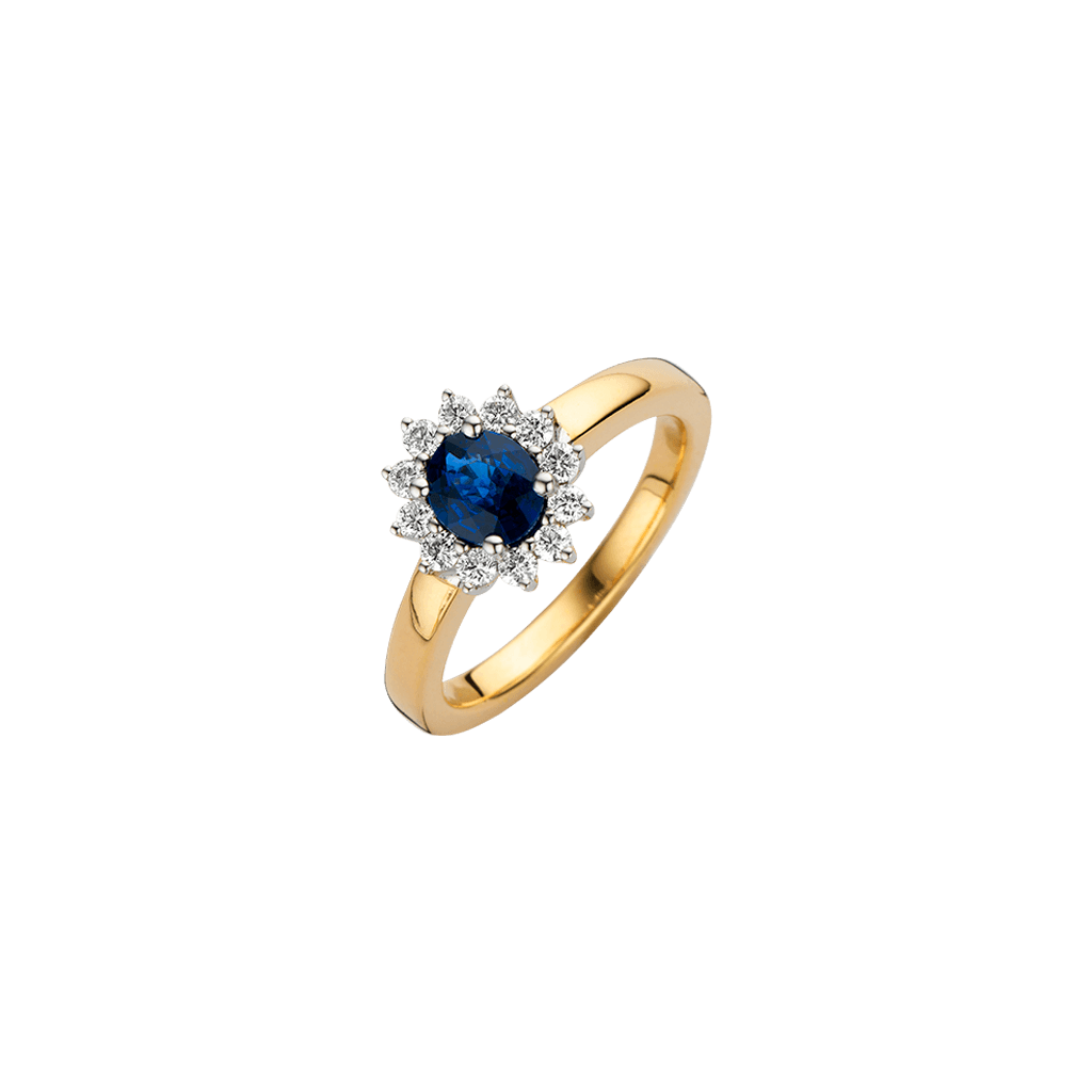 Schaap en Citroen Colours ring geelgoud met diamant - #2