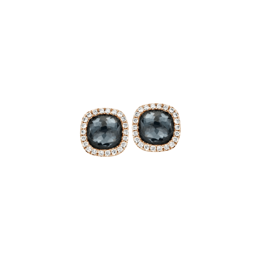 Tirisi Jewelry Milano Sweeties oorsieraad roodgoud met diamant - TE9226HMP - #1