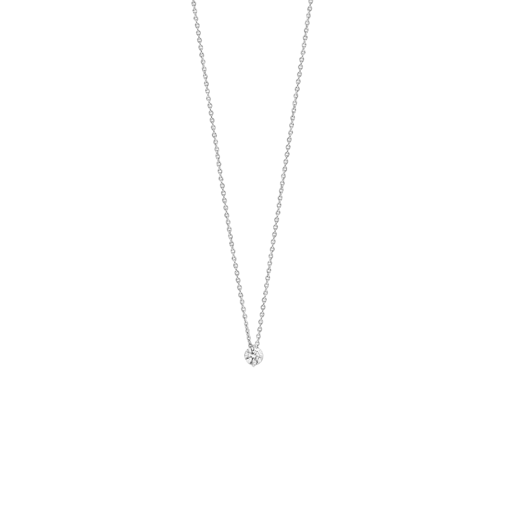 Schaap en Citroen Diamonds collier witgoud met diamant - #1