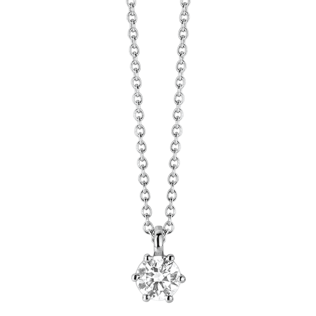 Schaap en Citroen Diamonds collier witgoud met diamant - #4