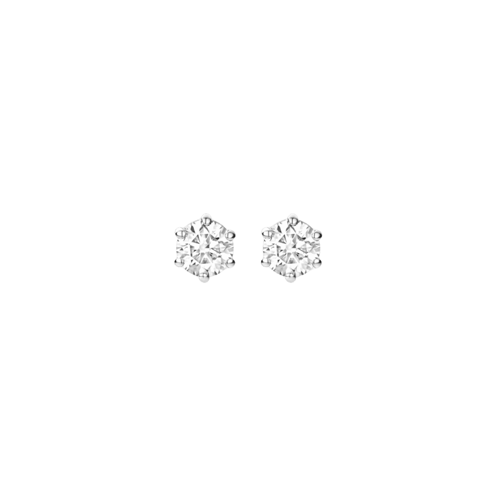 Schaap en Citroen Diamonds oorsieraad witgoud met diamant - #1