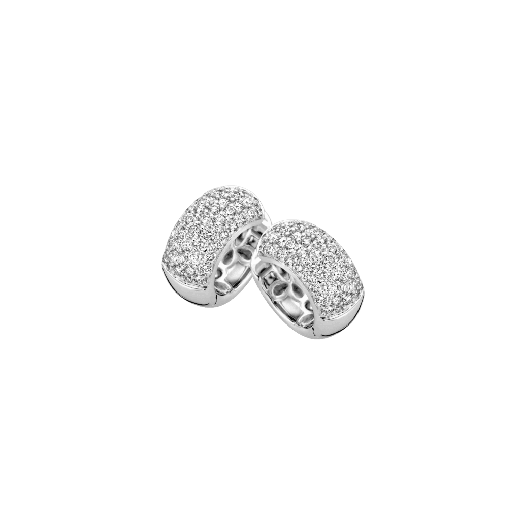 Schaap en Citroen Diamonds oorsieraad witgoud met diamant - #1
