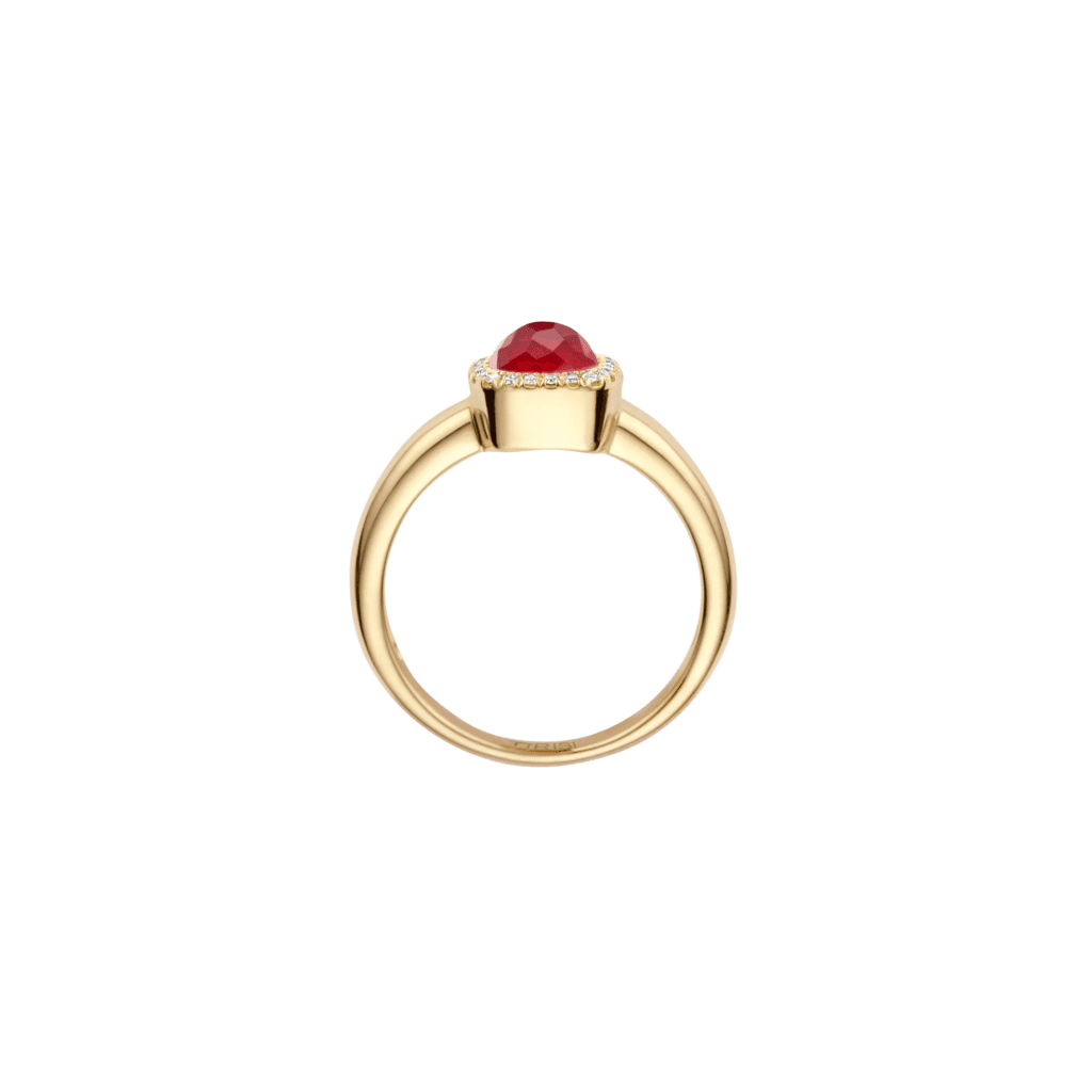 Tirisi Jewelry Milano Sweeties ring geelgoud met diamant - TR9624RU - #3