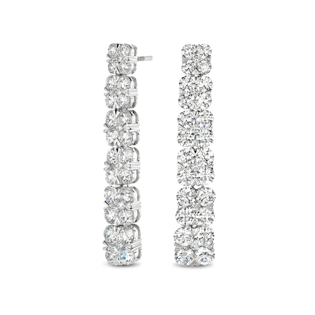 Schaap en Citroen Diamonds oorsieraad witgoud met diamant - #1