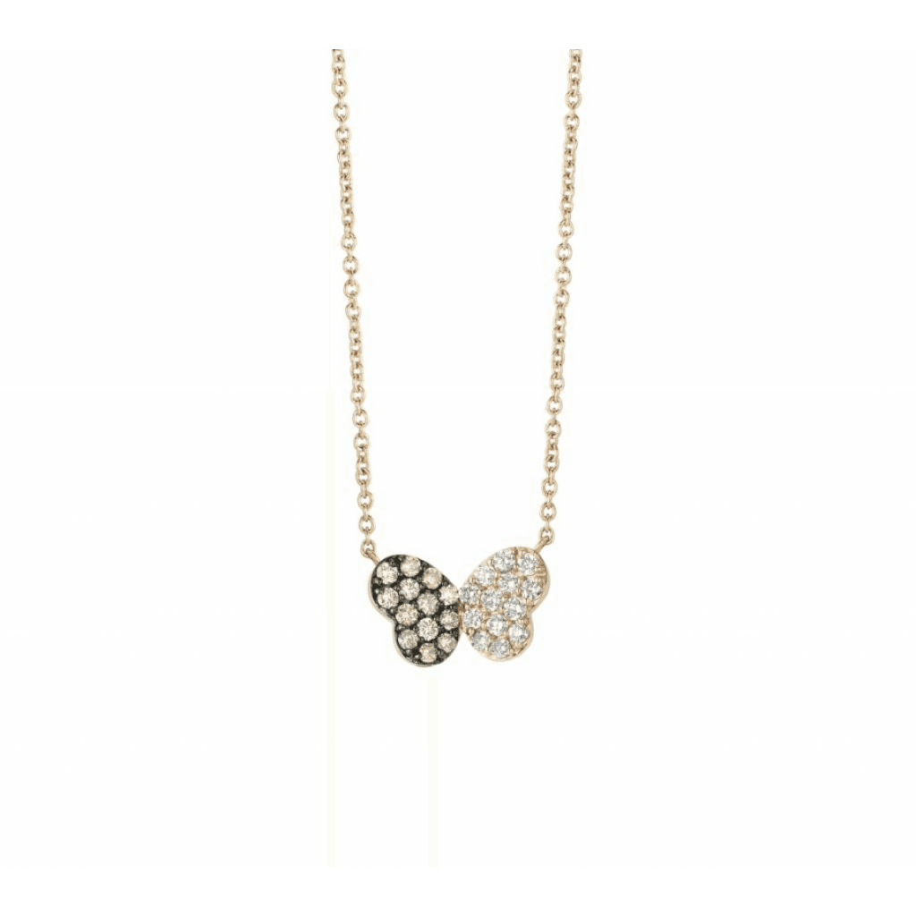 Schaap en Citroen Diamonds collier roodgoud met diamant - #2