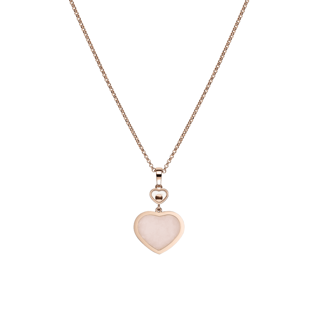 Chopard Happy Diamonds Happy Hearts collier roodgoud met diamant - 797482-5620 - #3