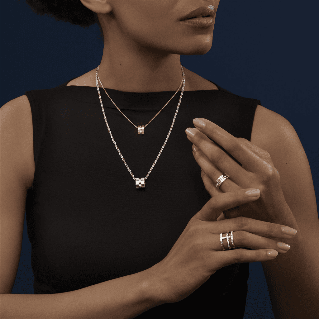 Chopard Ice Cube Mini collier roodgoud met diamant - 797005-5003 - #5