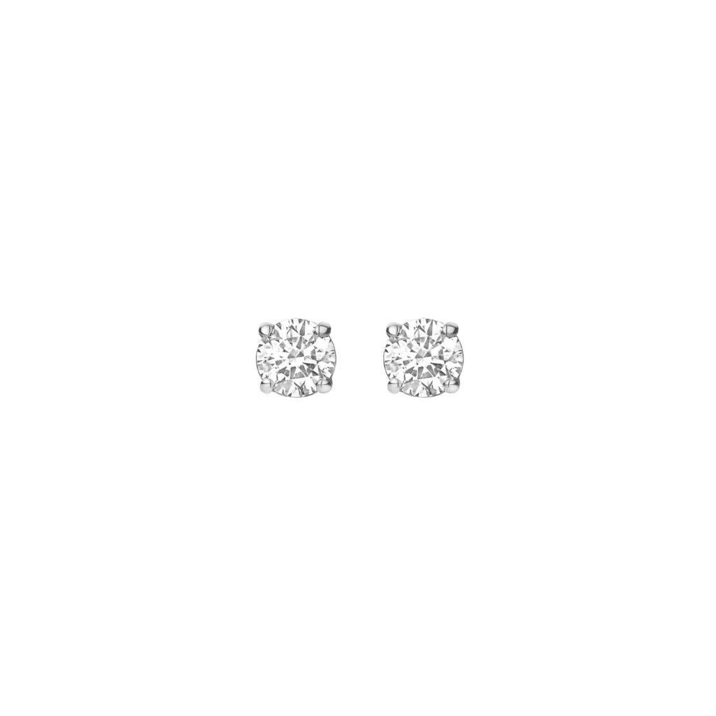 Schaap en Citroen Diamonds oorsieraad witgoud met diamant - #1