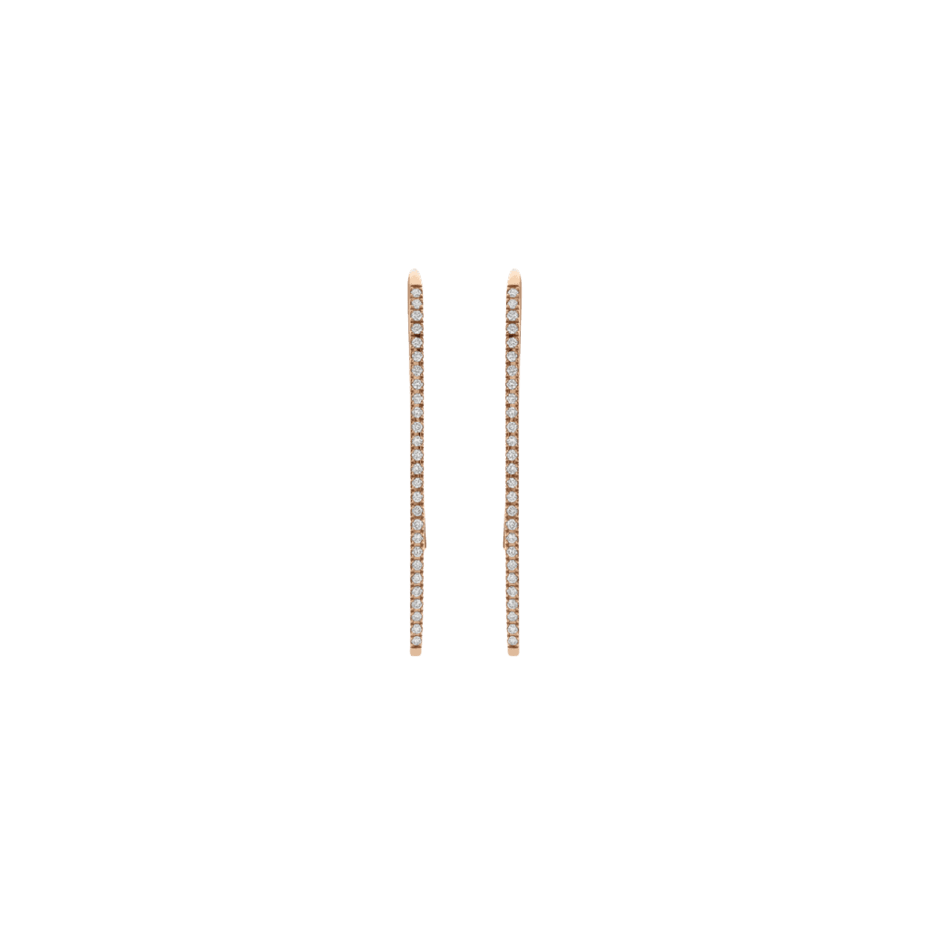 Schaap en Citroen Diamonds oorsieraad roodgoud met diamant - #2
