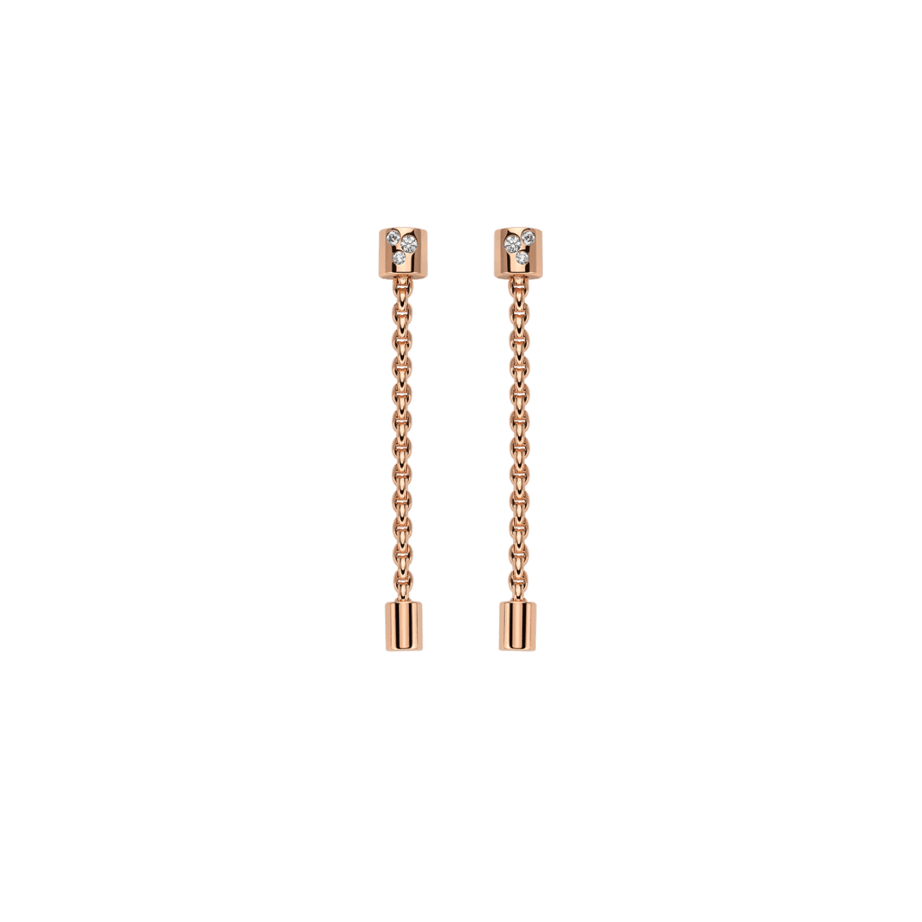 FOPE Aria oorsieraad roodgoud met diamant - 89003OX_BB_R_XBX_000 - #1