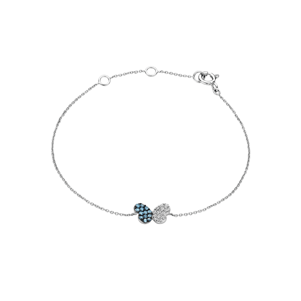 Schaap en Citroen Diamonds armband witgoud met diamant - #1