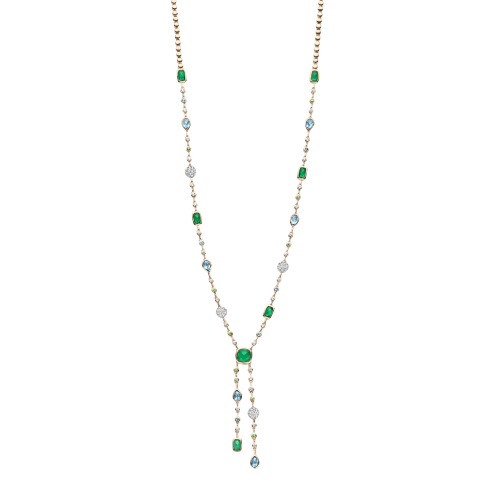 Tirisi Jewelry Venice collier roodgoud met diamant - TN9099EM+LBTP - #2