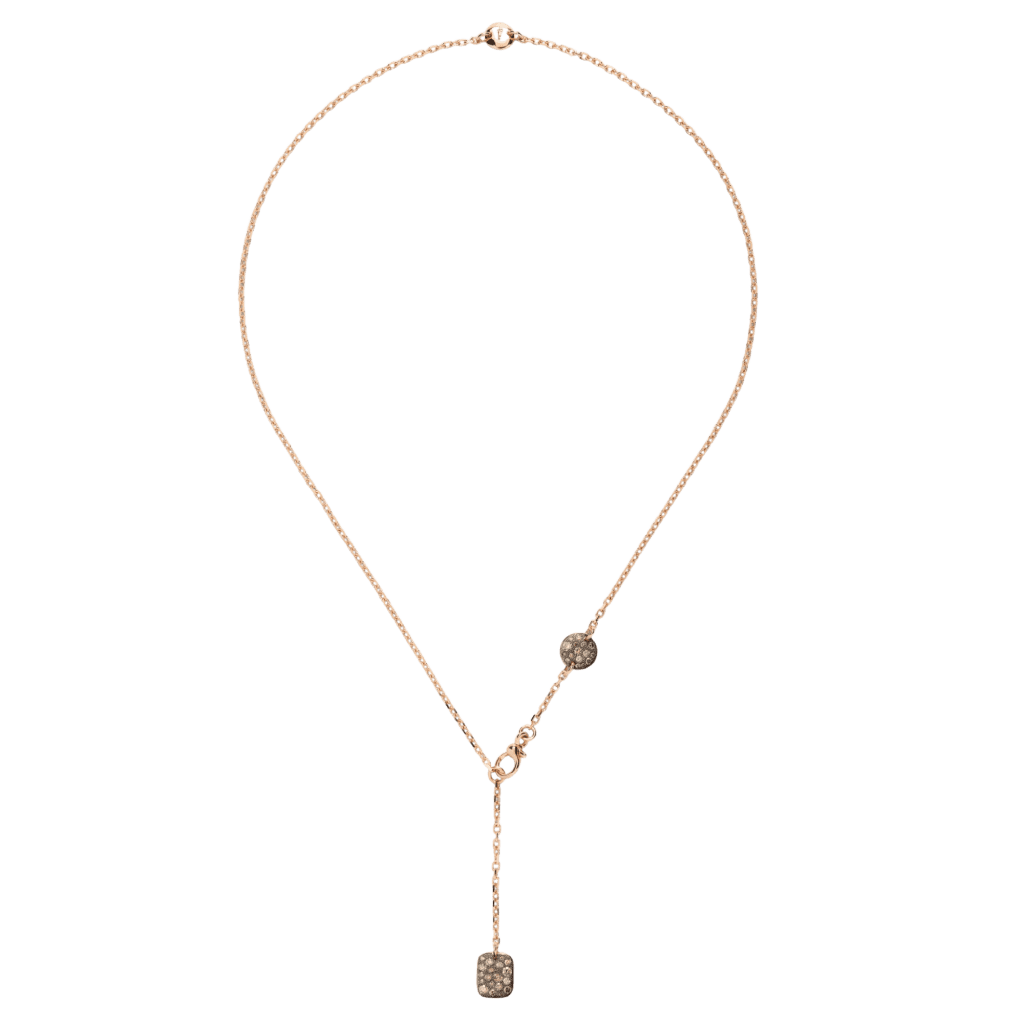 Pomellato Sabbia Lariat collier roodgoud met diamant - PCC0110 07BWR DBX00 - #1