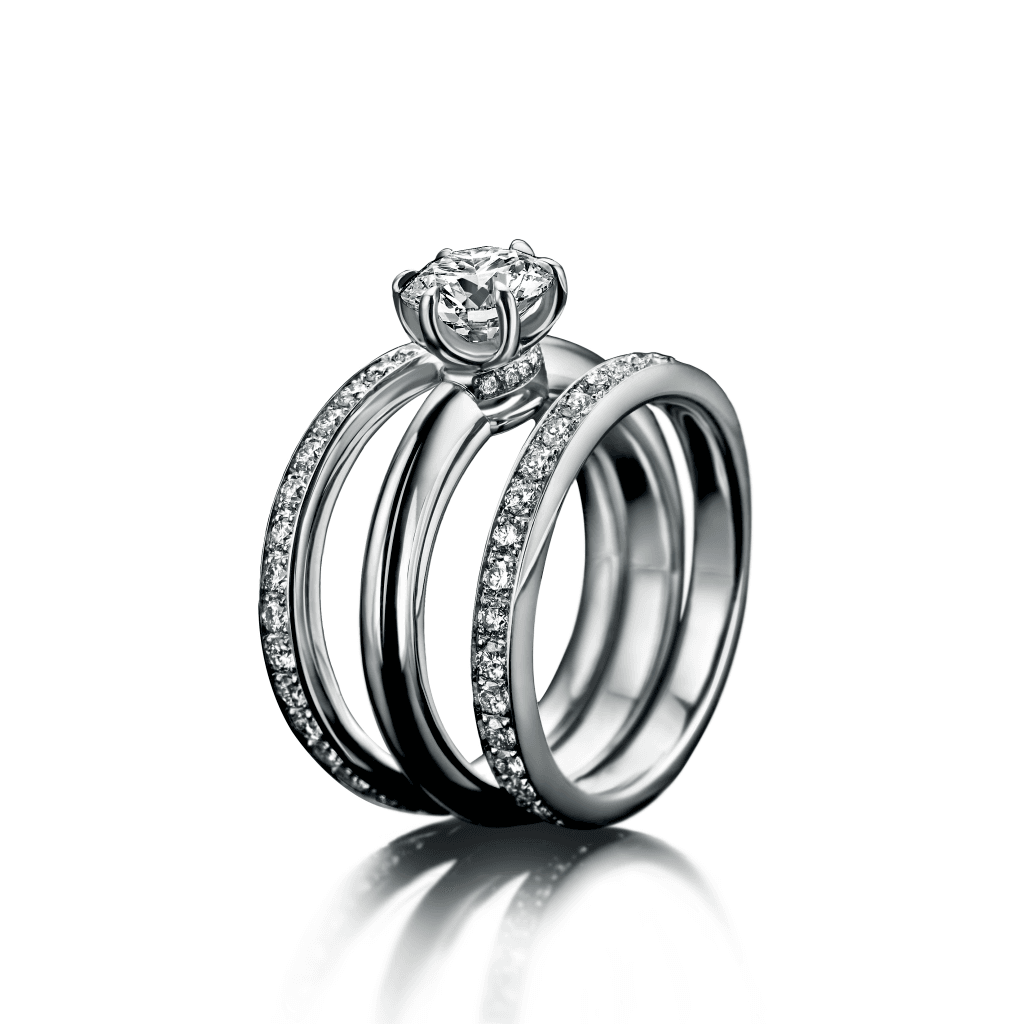 Schaap en Citroen Diamonds SC 125 Collection ring platina met diamant - #3