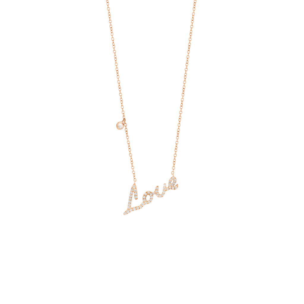 Schaap en Citroen Diamonds Love collier roodgoud met diamant - #1